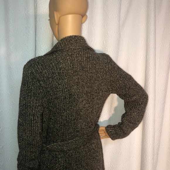 LAUREN RALPH LAUREN Belted Drape Front Coat SIZE S - Picture 6 of 8